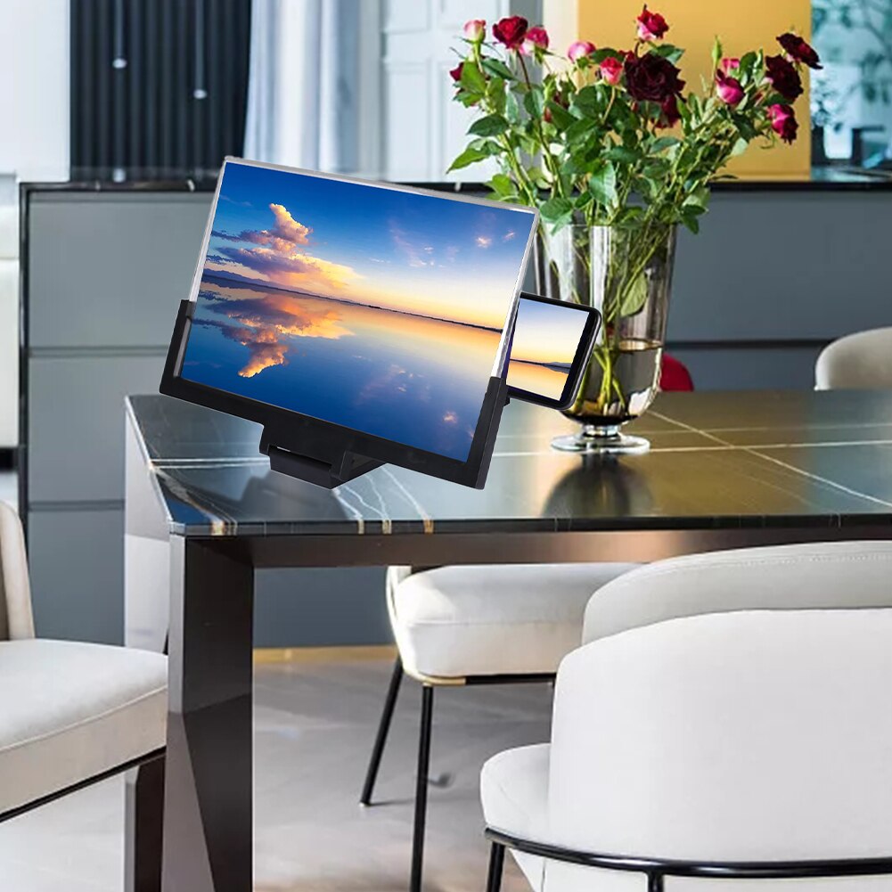 14inch 3D HD Video Amplifier Foldable 3D HD Desktop Gaming Portable Universal Enlarger Mobile Phone Screen Magnifier Projector