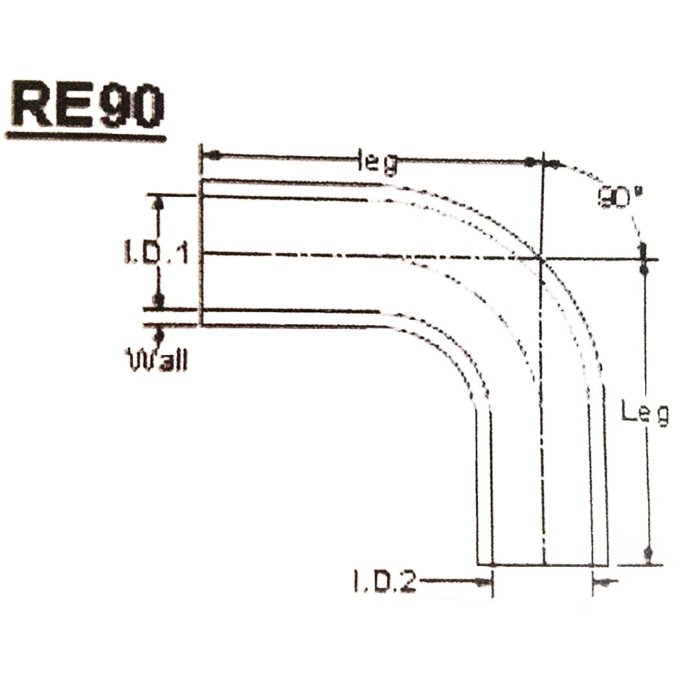 90 grader silikon albueslange 25 30 35 38 40 45 51 57 63 70 76 83 89mm gummisnekker bøyeslange til intercooler kaldluftinntak p