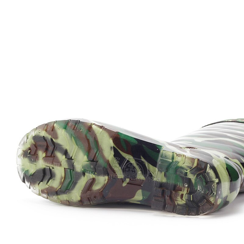 Brand Rain boots Plus velvet thickening camouflage high boots waterproof non-slip boots shoes shoes rubber shoes car wash boots
