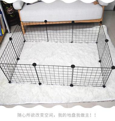 Cage pour animaux de compagnie en treillis métallique, combinaison de bricolage, petite cage pour chien en peluche, cage pour chat, cage pour lapin, clôture multifonction, cage en fer, clôture pour animaux de compagnie: 10 tablettes 20 boucles