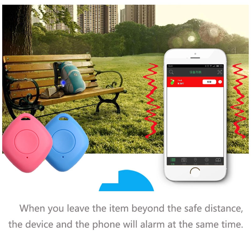 Bluetooth Remote Smart Apparaat Alarm Voor Mobiele Kind Tas Portemonnee Key Finder Locator Anti Verloren alarm Tracker GPS Locator