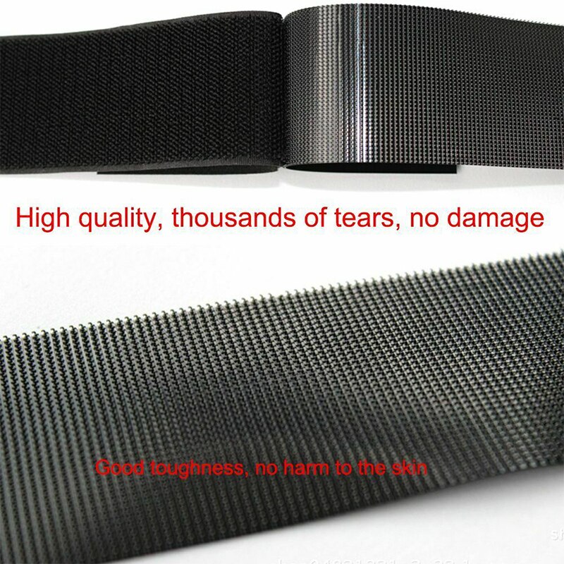1Meter 16/20/25/30/38/50/100mm Adhesive Hook And Loop Fastener Tape No Glue Velcros Adhesive Sewing-on Sstrips Magic Tape