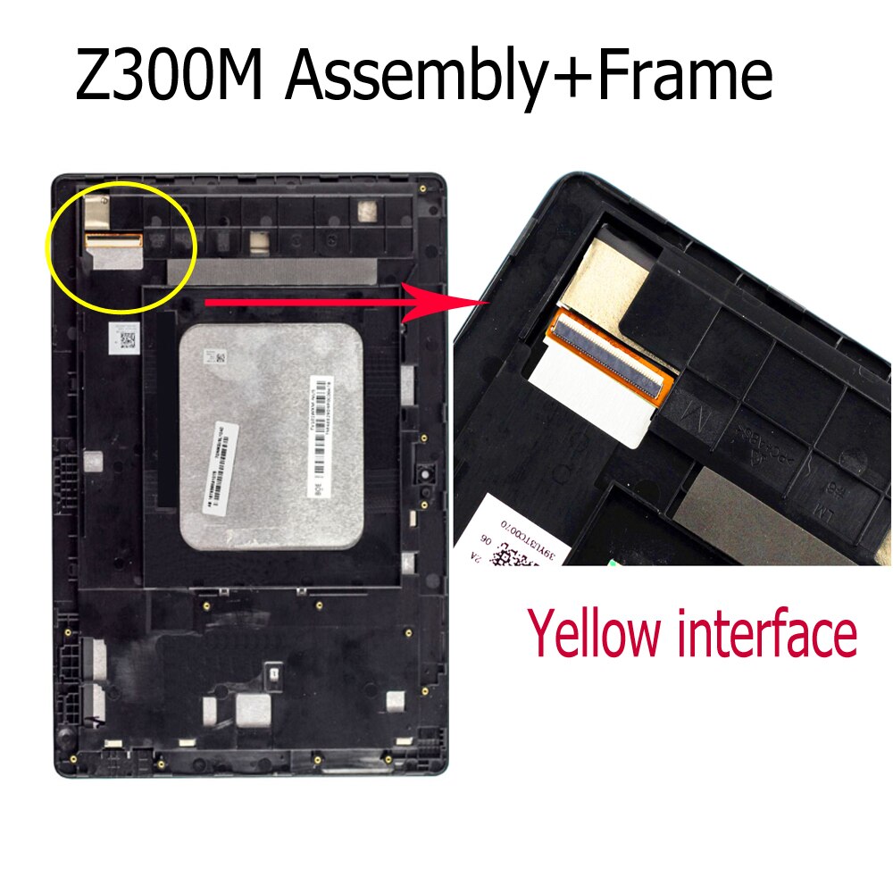 Weida Z300M LCD+Frame For Asus Zenpad 10 Z300 Z300M P00C LCD Display Touch Screen Assembly Digitizer Repair Parts