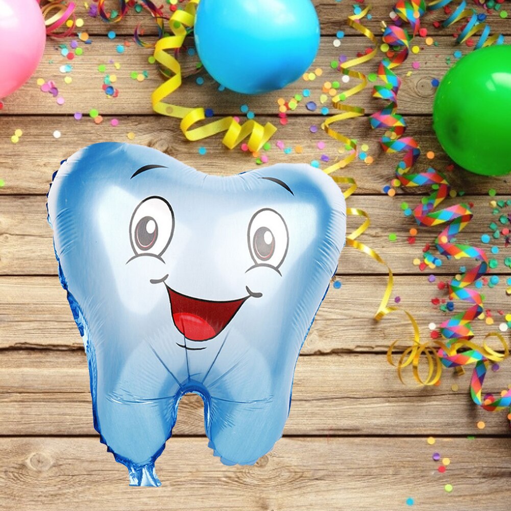 Cartoon Tand Patroon Ballon Aluminium Folie Ballonnen Ornament Anniversary Festival Feestartikelen Decoraties Thuis Party