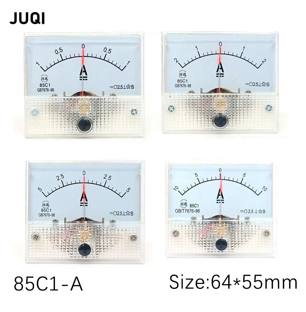 Uxcell 1 Stück Analoges Strommessgerät DC 0-100A 85C1 Amperemeter für Stromkreisprüfung Batterie Laden Ampere Tester Gauge Uxcell 1 Stück Analoges Strommessgerät DC 0-100A 85C1 Amperemeter für Stromkreisprüfung Batterie Laden Ampere Tester Gauge