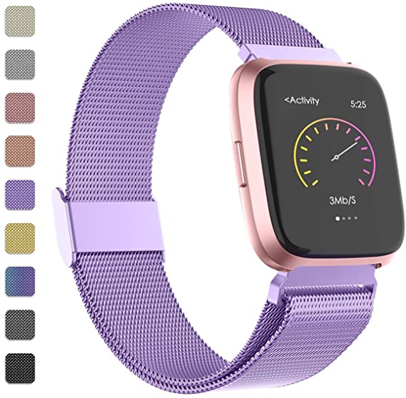 Strap Metal Stainless Steel Band For Fitbit Versa Strap Wrist Bracelet fit bit Lite Verse 2 Band Accessories
