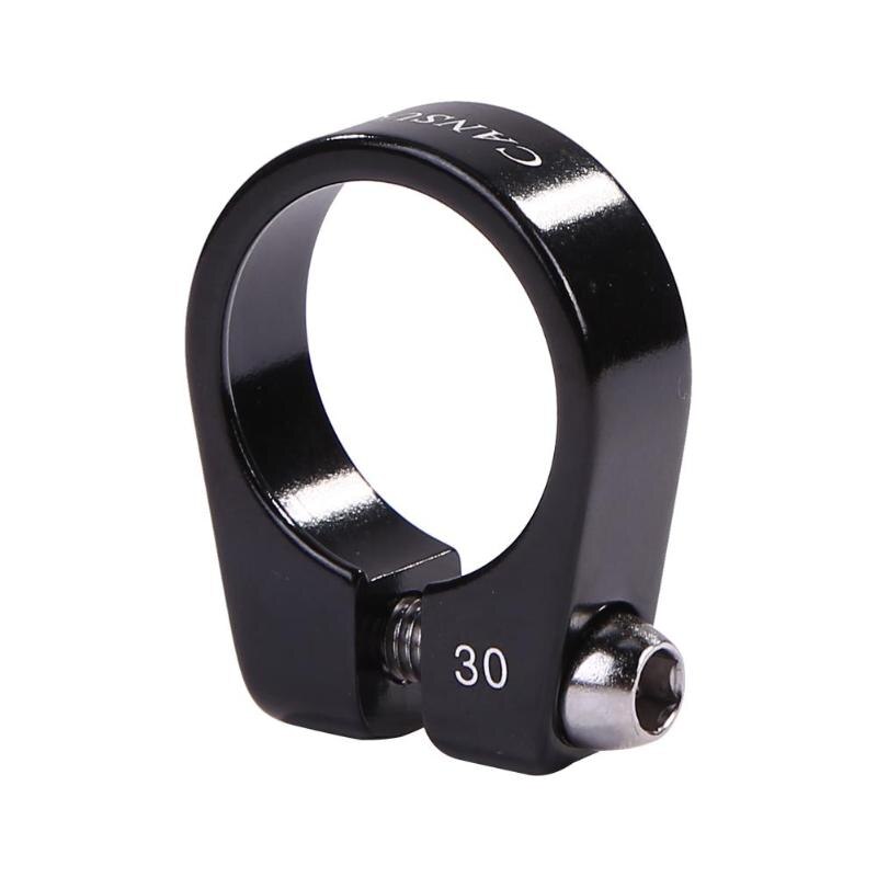 1pc 28.6mm aluminiumlegering mtb cykel sätesrör klämma cykel släpp sätesstolpe klämma: 30mm svarta