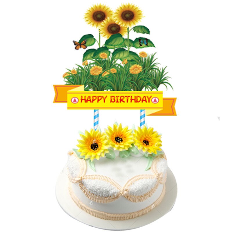 You Are My Sunshine Cake Topper Sunflower Baby Shower Cake Topper Sunflower Birthday Party Decoration Supplies Sunshine Topper