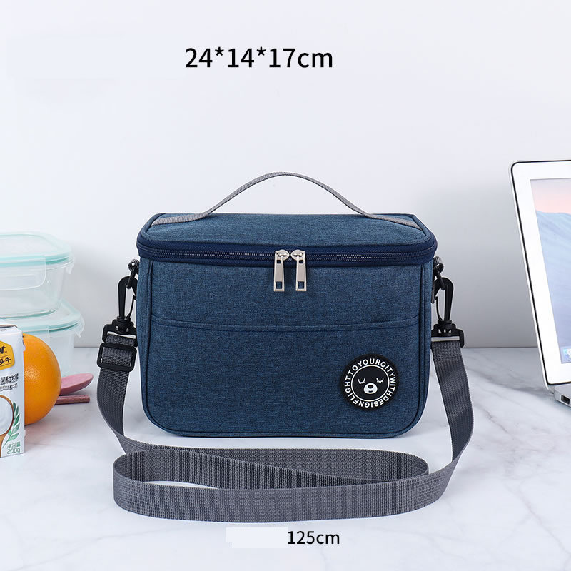 Size Kleine Voedsel Thermische Lunchbox Tas Duurzaam Waterdicht Kantoor Koeler Lunchbox Organisator School Kids Geïsoleerde Case Met Riem