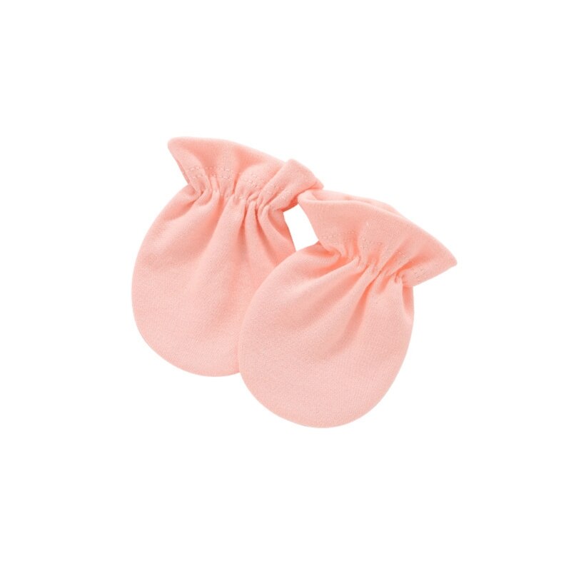 Gants en coton doux anti-rayures pour bébé, 1 paire, mitaines anti-rayures pour -né, Protection du visage, fournitures de Protection des mains pour nourrissons: 1