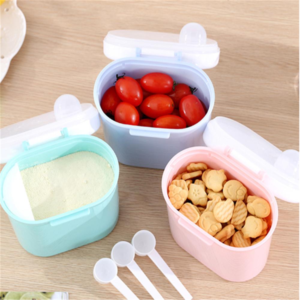 Hoge Capaciteit Baby Melkpoeder Container Melkpoeder Container Babyvoeding Opbergdoos Dubbele Laag Zuigelingen Voeden Doos Voor Pasgeboren