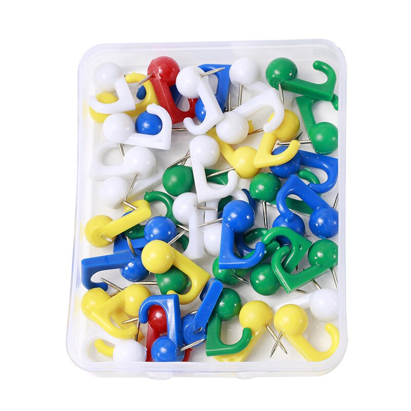 200PCS Color Pins Pushpin Hook Nail Positioning Pin Safety Pin Clothing Positioning Pin Safety Pin DIY Locating Pins with Box
