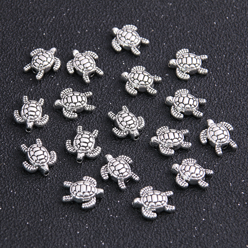 10 Pcs 12*13 Mm Twee Kleur Schildpad Bead Spacer Bead Bedels Voor Diy Kralen Armbanden Sieraden Handgemaakte maken