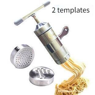 Household Stainless Steel Manual Pasta Maker Spaghetti Maker Kitchen Tool Various Model Pasta Maker: 2 kinds of molds