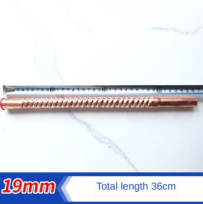 16/19MM Air conditioning copper corrugated pipe Air conditioning connect pipe Easy to bend welding pipe Accessories: 19mm