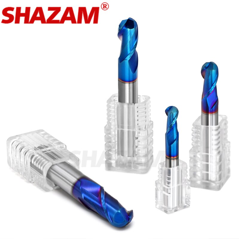 Frees Hrc70 Bal Neus Legering Nano-Coating Wolfraam Stalen Gereedschappen Cnc Maching Shazam Top Hardheid Machine Snijders