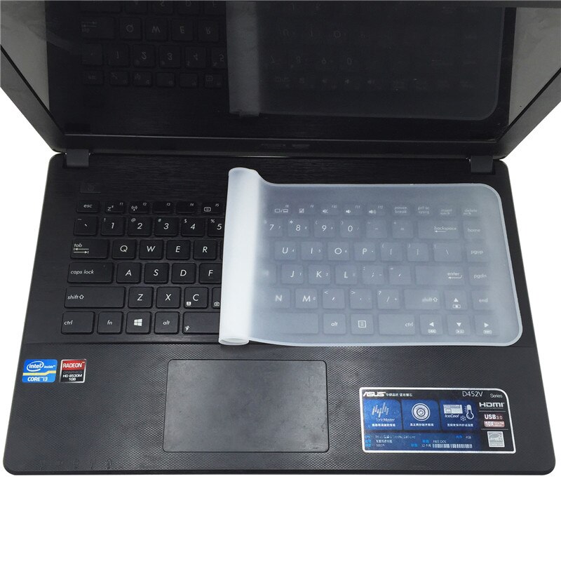 Waterdichte Laptop Toetsenbord Beschermende Film 15 Tot 17 Inch Siliconen Transparante Notebook Computer Toetsenbord Stofdicht Film