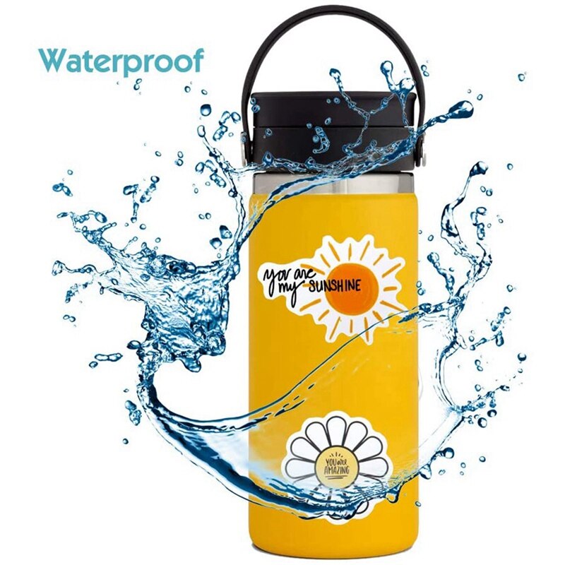 Inspirational Stickers for Hydro Flasks,50 PCS Motivational Stickers for Teens,Girls.Waterproof PVC Sticker for Laptop