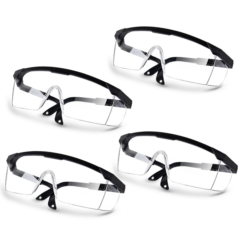 1/2/4Pcs Motorrad Anti-Splash Schutz Wind Staub Proof Brille Augenschutz Labor Brille Arbeit Schutz brille Radfahren Glasse: Champagner