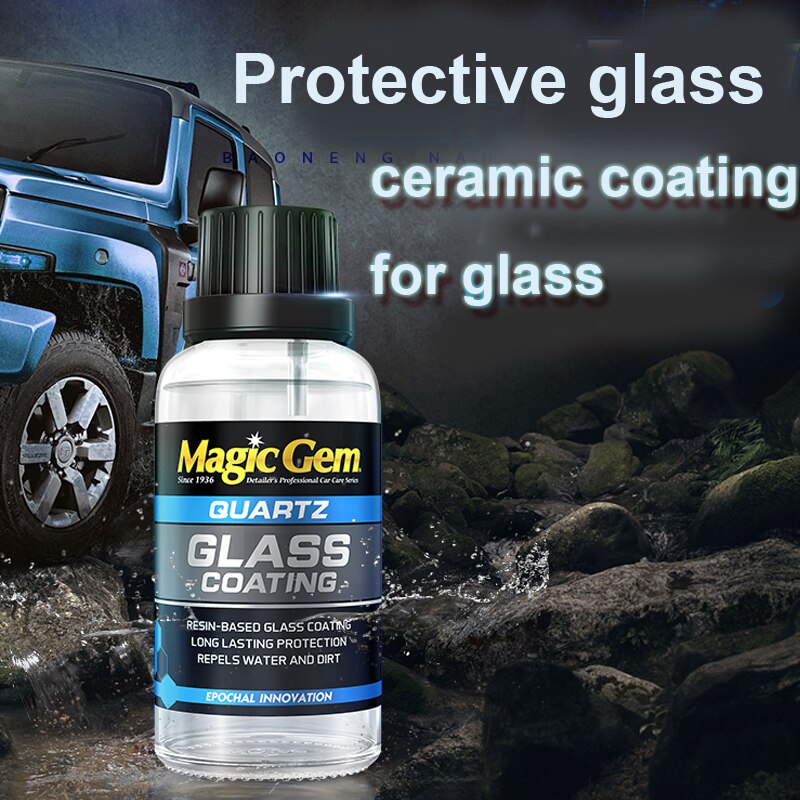 30ml bil keramisk belægning beskyttende folie pleje super hydrofob belægning flydende glas til bil forrude glas