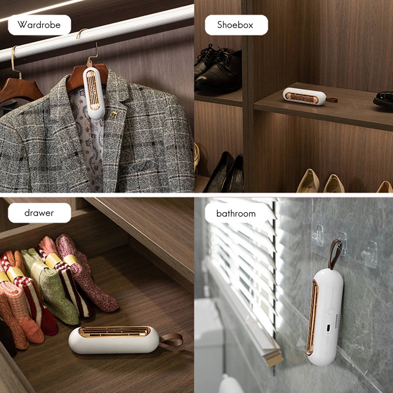 TOPgenerador de ozono portátil, Mini purificador de aire, máquina de ozono que elimina olores, para coche, refrigeradores, habitación