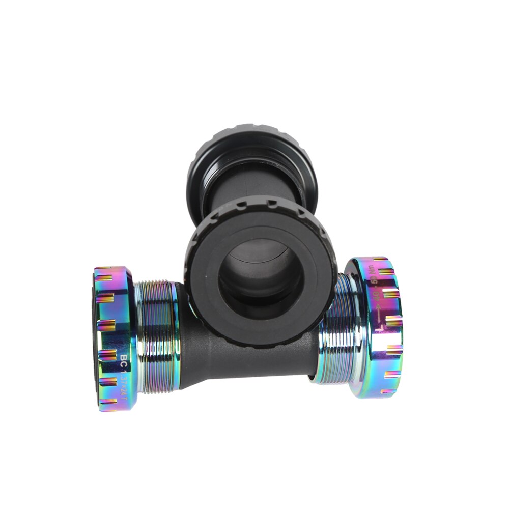 Colorful Bicycle Bottom Bracket BB68 BSA68 bsa73 MTB Road Bike Parts for 24mm 22mm GXP Crankset Rainbow BB Axis