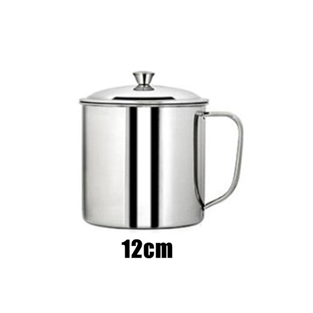 Thuis Roestvrij Staal Mok Drinken Koffie Bier Picknick Camping Reizen Keuken Cup: 12cm  1100ml