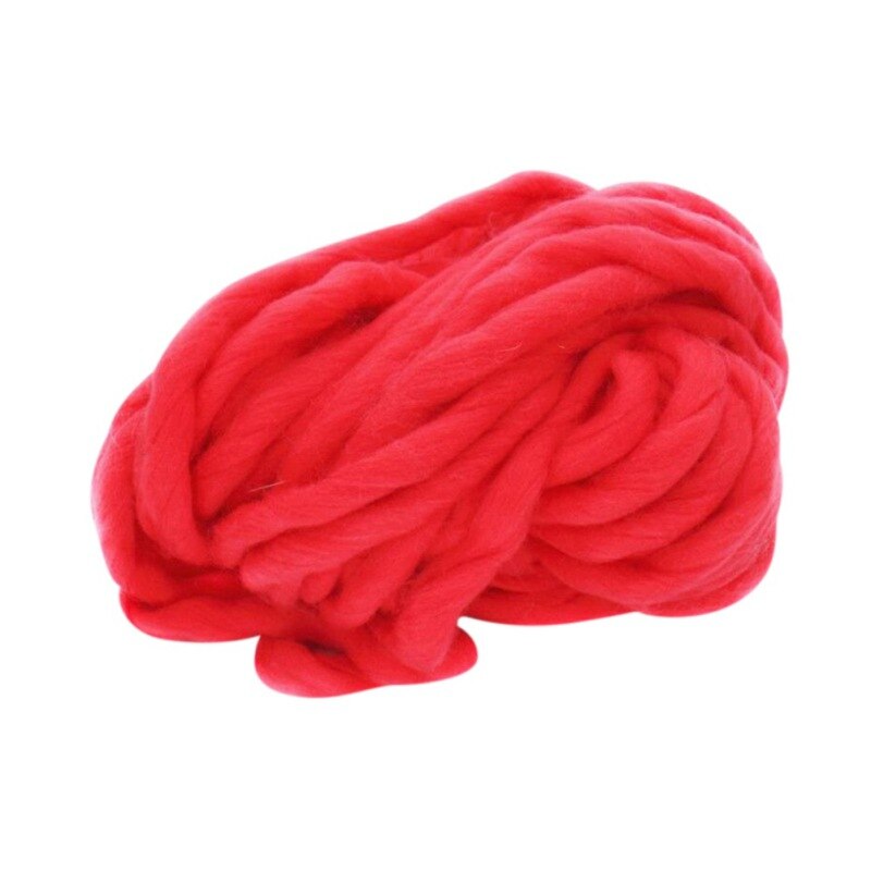 Diy Super Omvangrijk Arm Breien Wol Roving Chunky Wol Garen Super Omvangrijk Arm Breien Wol Roving Gebreide Deken: 3
