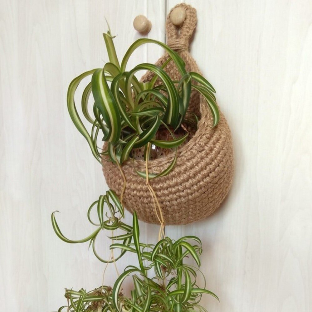 Parede pendurado cesta de legumes e frutas natural vime tecido cesta de frutas mesa de cozinha cesta de armazenamento de suspensão de parede prateleira seca