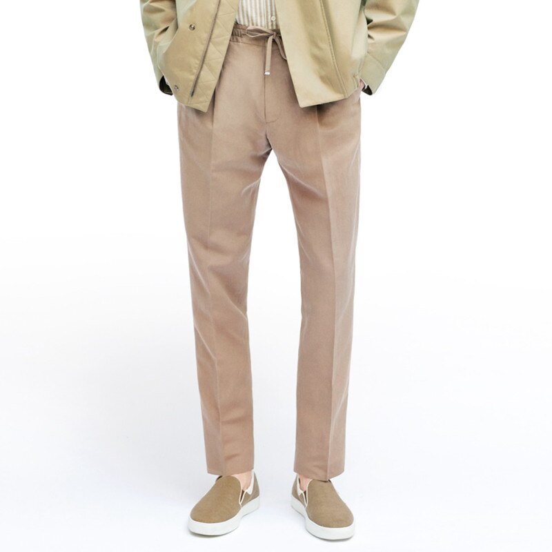 Men&#39;s Simple Casual Pants 2022 Spring Youth Business Casual Cigarette Pants Versatile Straight Leg Pants