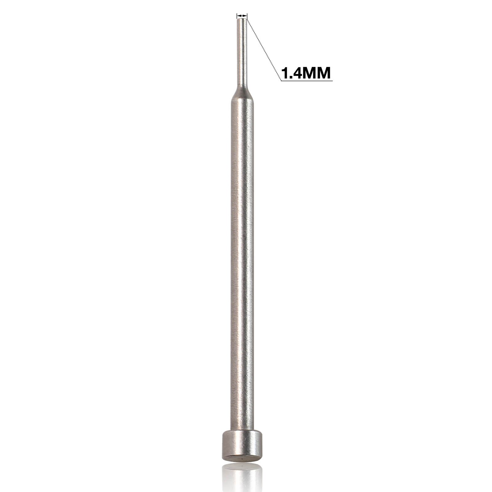 Kutery original huk nøgle fikseringsværktøj flip nøgle skruestik af flip-key pin fjerner til låsesmed værktøj med fire stifter: 1.4mm ben