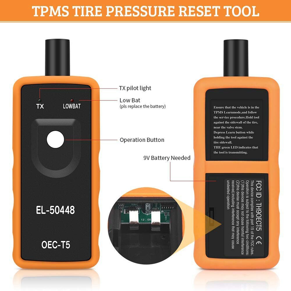 Carrmovil Auto Tire Pressure Monitor Sensor TPMS Relearn Activation Reset Tool For Opel Buick Cadillac GMC Chevy
