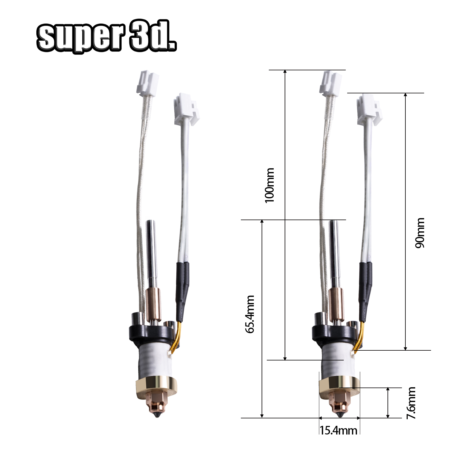 Hotend Kit Per Creality Ender 3 V3 Lega di Titanio Gola Bimetallica Heatbreak Ender 3 V3 PLUS Parti Ugello Caso Kit Blocco di Riscaldamento