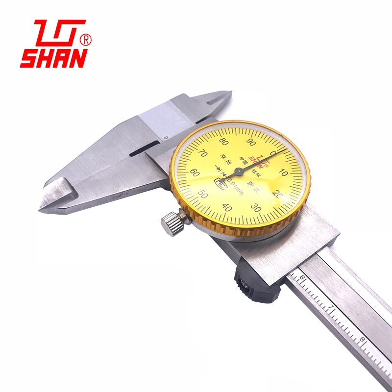 Dial calipers 0.01mm High precision stainless steel vernier with table caliper 0-150 0-200 0-300 mm caliper dial vernier caliper