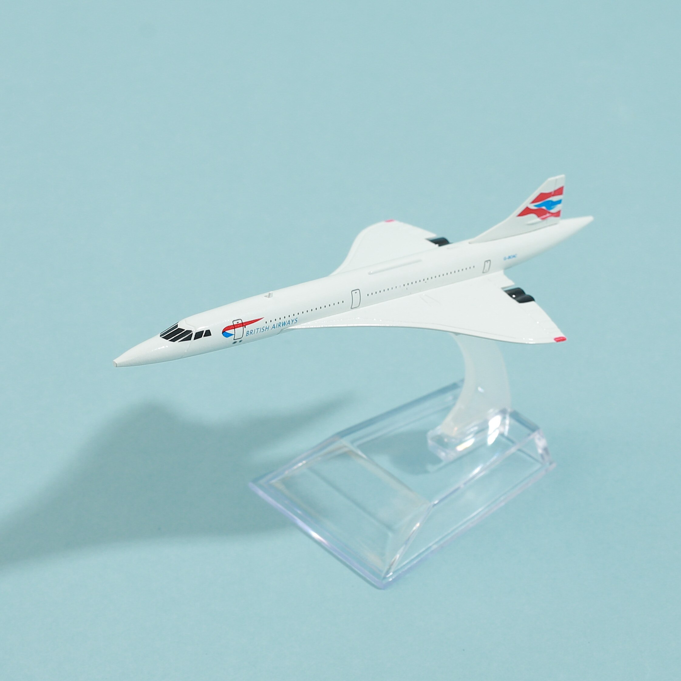 British spo2 Concorde Aircraft Model 6 pollici Aviation Metal Diecast Home Office Ornament giocattoli in miniatura