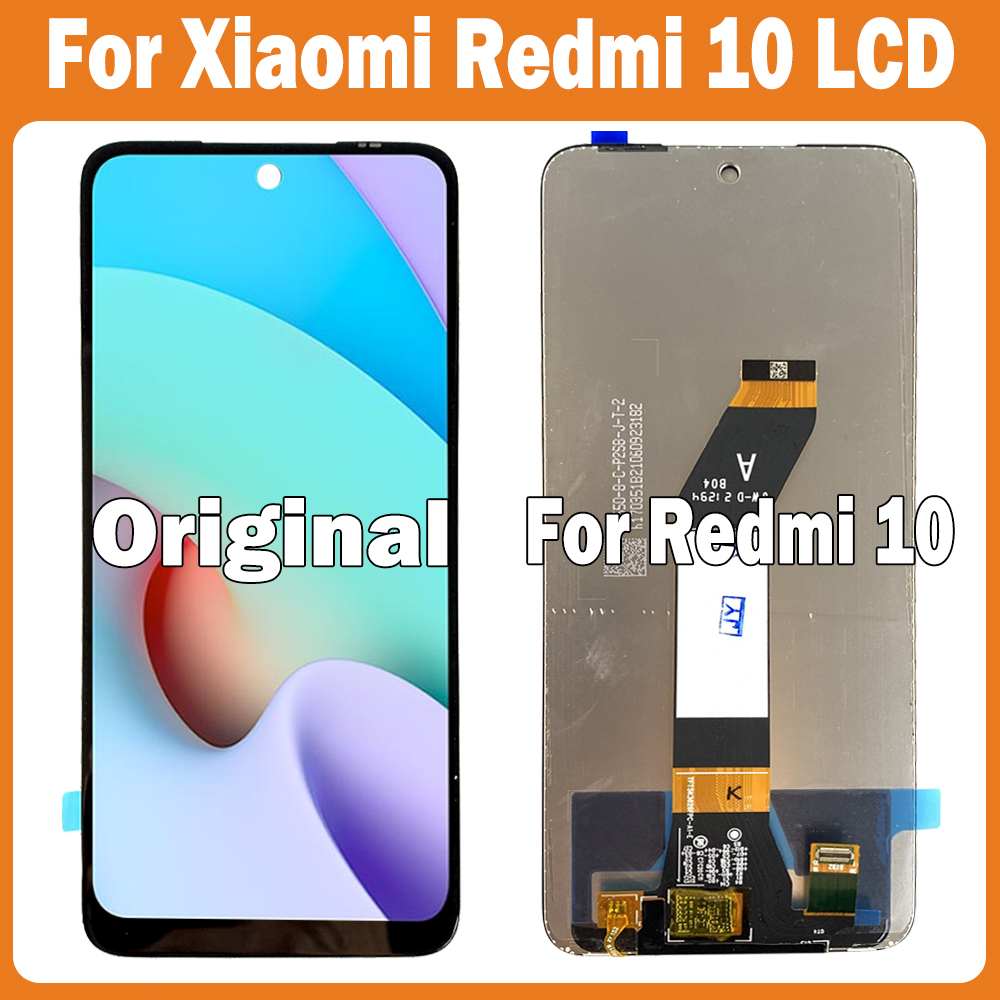 6.5 "Originele Voor Xiaomi Redmi 10 Lcd-scherm 21061119AG Touch Screen Voor Redmi 21061119DG Lcd Digitizer Vervangende Onderdelen