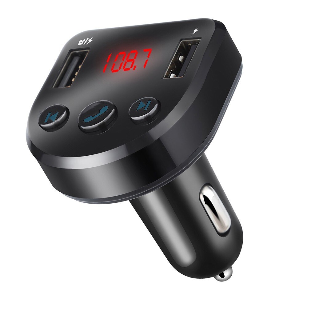 Wireless Car FM Transmitter Radio Adapter USB Charger LCD Mp3 Player Handsfree car mp3 player transmiter bluetooth автомагнитола