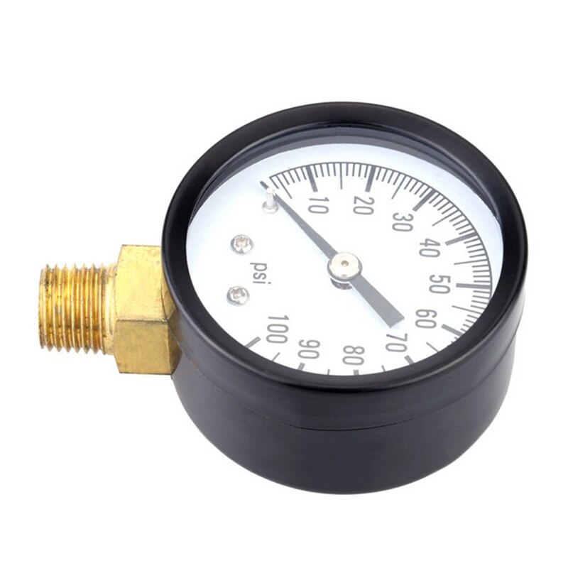 0-100PSI 1/4" Well Pumps Water Pressure Gauge 50mm Diameter Water Pressure Meter HYD88