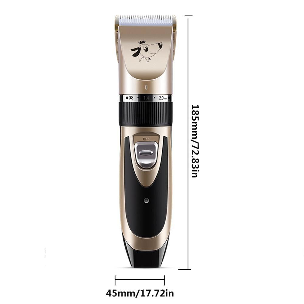 Dog Clipper Rechargeable Dog Trimmer Pet Beauty Tool Set Comb Scissors Pet Grooming Tool #CW