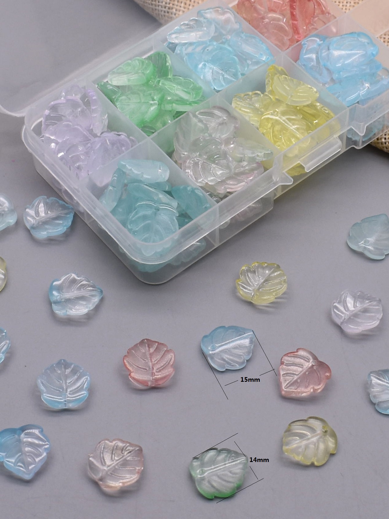 50 stuks 8mm mix kleur ster olifant vis maan bloem kraal tsjechische glas losse kralen voor sieraden maken DIY accessoires handgemaakt: Donkerrood