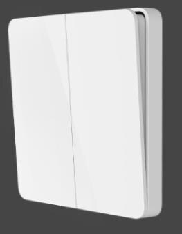 Xiaomi Mijia Smart Switch Wall Switch Single Double Three Open Control Modes Over Intelligent Lamp Light Switches: double button