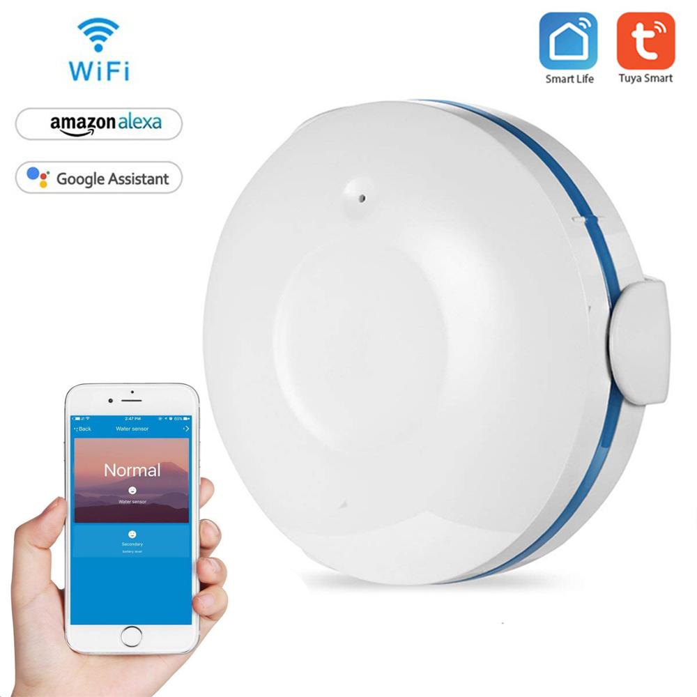 Tuya smart wifi water sensor/water flood sensor Compatible with Alexa,Google Home and IFTTT