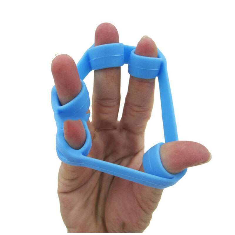 Gribestyrke håndbårer silikone fingergreb træner modstand elastikbånd håndled fleksibelt træningstilbehør