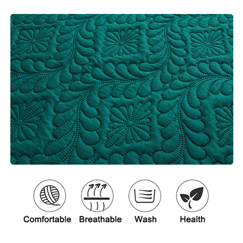 Waterdichte gewatteerde matrasbeschermer Ademende matrashoes Anti-mijt Antibacterieel hoeslaken Geen kussensloop