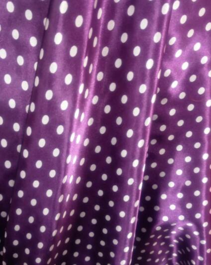 Polyester satin fabrictwist landscapebillede mønster tøj skjortekjole satin stof: 4