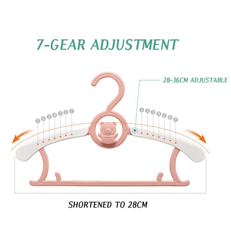 Cintre pour vêtements de bébé, 20 pièces, supports flexibles, exposition de vêtements en plastique pour enfants, cintres pour manteaux d&#39;enfants Non marquants