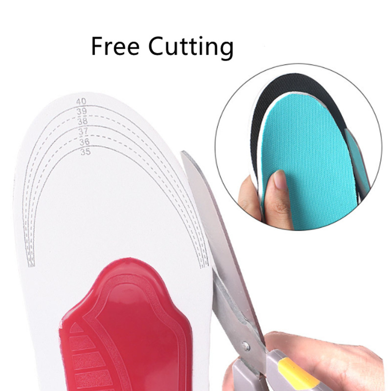 1 par ortopédico sapatos palmilhas arco apoio flatfoot palmilhas ortopédicas para pés aliviar a pressão do movimento do ar amortecimento almofada