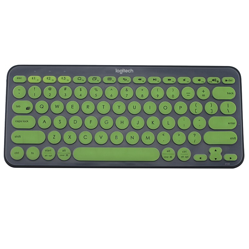 Tastatur Abdeckung für Logitech K380 Drahtlose Bluetooth Tastatur Silikon Wasserdichte Tastatur Aufkleber Geschmack Vollständige Abdeckung Film: Typ4