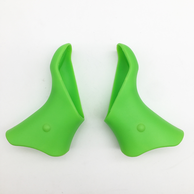 Halterungshauben für Shimano 105 Ultegra ST-6600 ST-6603 ST-5600 5601 5603 6601 Schalthebelabdeckungsset STI Hebelhaube für 6600 Schalthebel: green