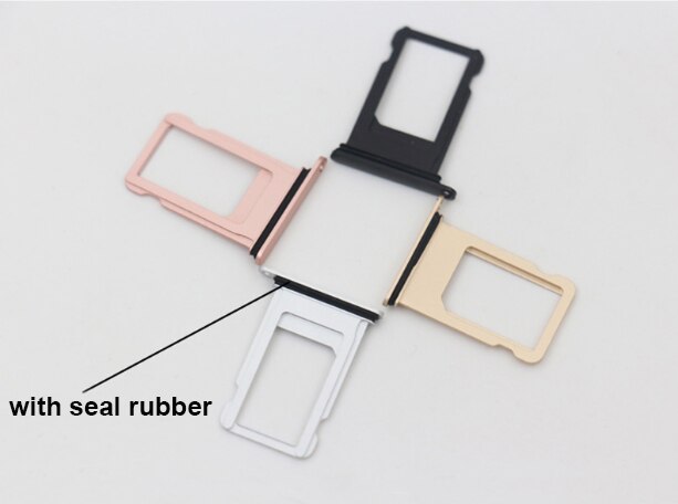 Nano Dual SIM Kaarthouder Adapter Met Pin Voor IPhone 16 / IPhone 16 Plus - Zwart